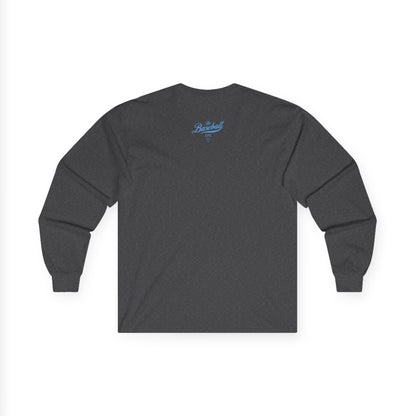 The Baseball Life Long Sleeve T-Shirt_Carolina Blue Print