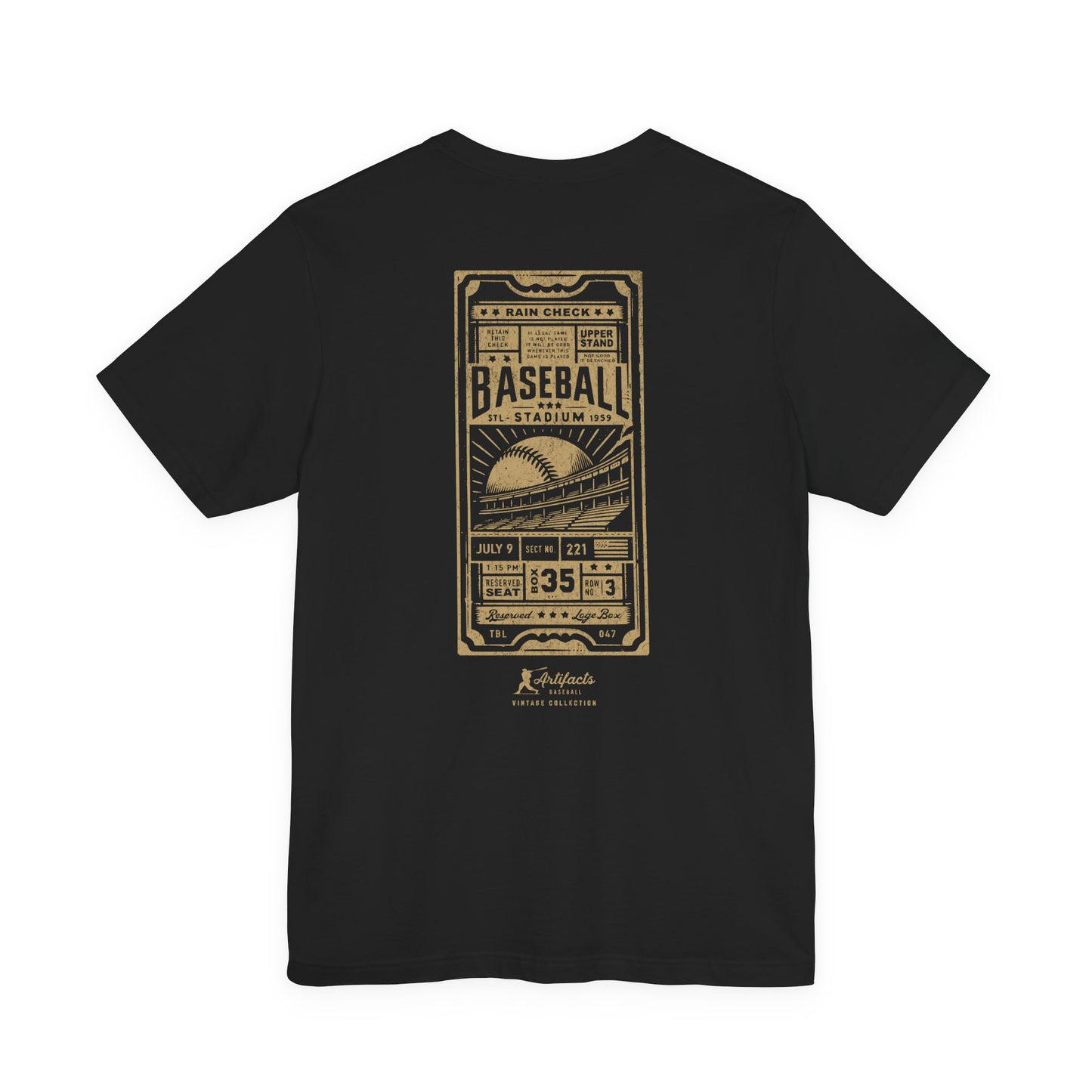 Box Seat Ticket Baseball T-Shirt