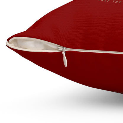 Accent Pillow_Barehanded Wood Bat Co._Maroon
