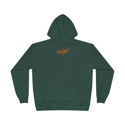 The Baseball Life Hoodie w/Grommets_Orange Print