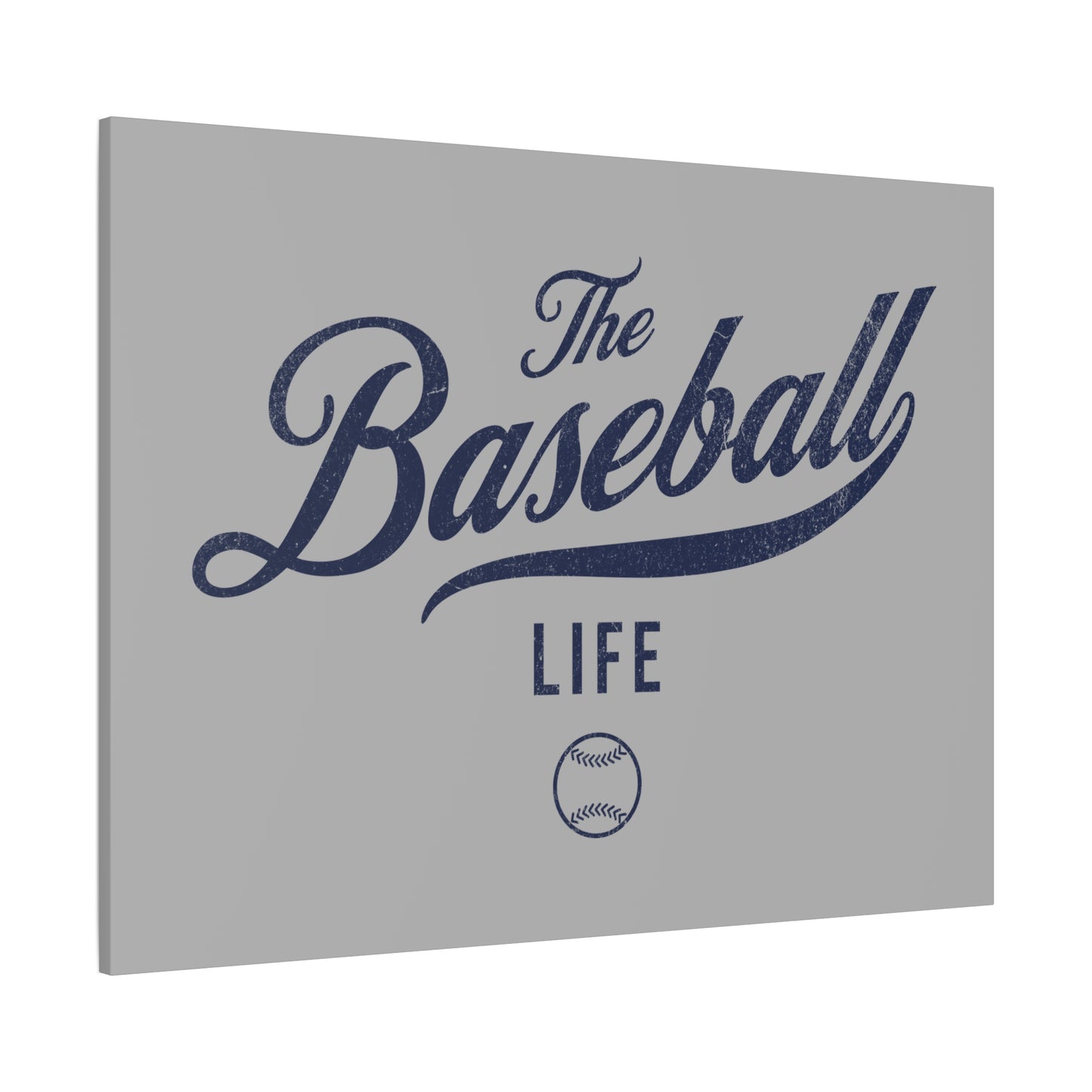 Wall Art Canvas_Silver Gray w Navy
