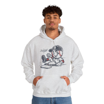 Mr. Baseball Mascot Sliding Hoodie