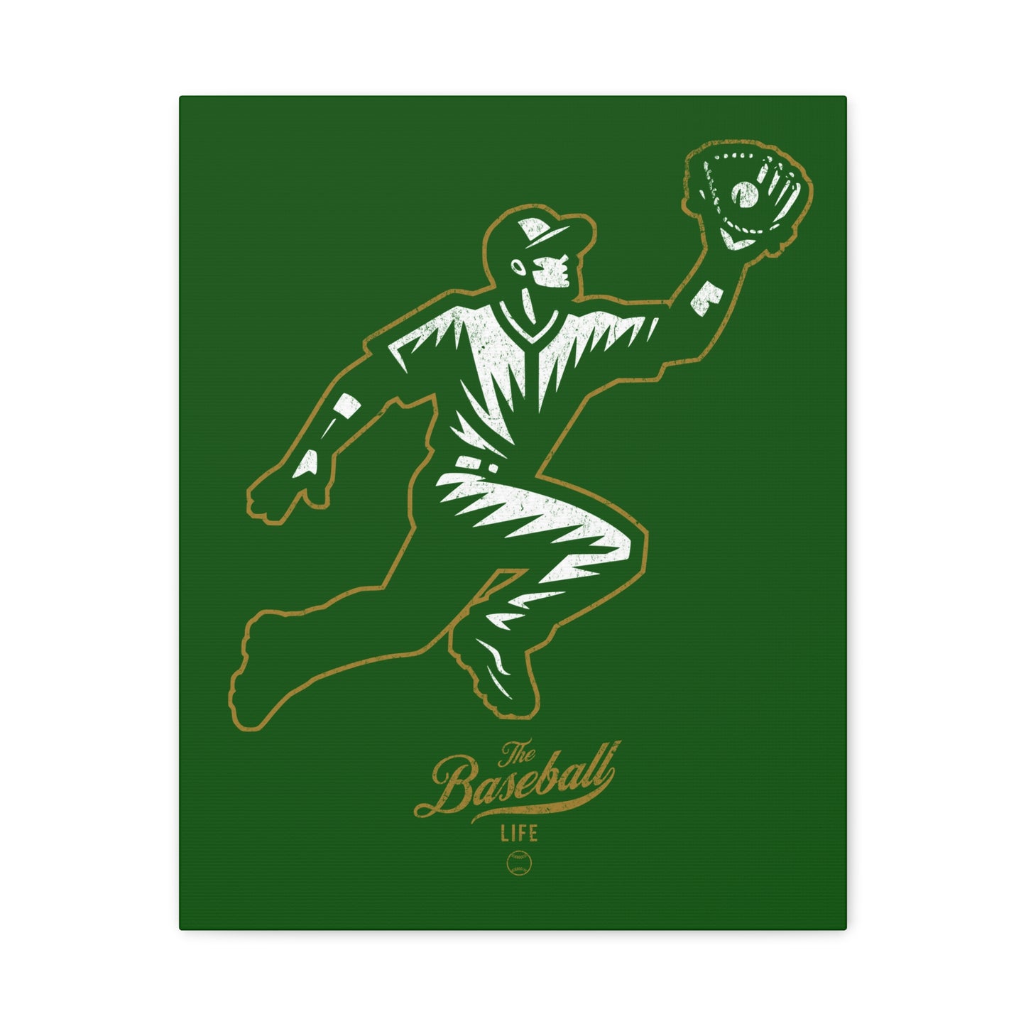 Player Icon Wall Art Canvas_Dark Green