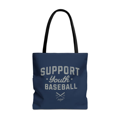 Support Youth Baseball Tote Bag_Navy