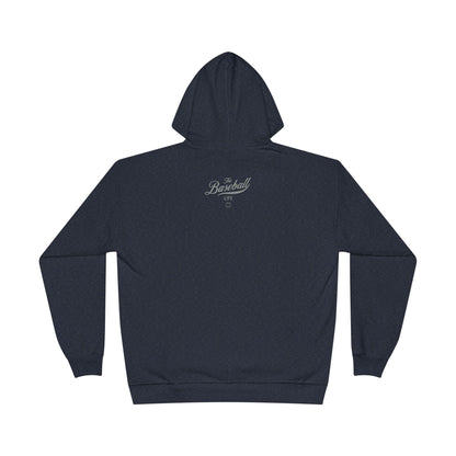 The Baseball Life Hoodie w/Grommets_Silver Gray Print