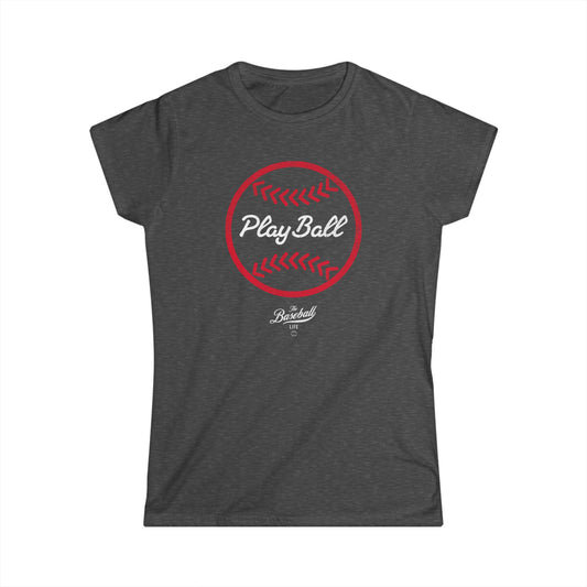 Women's Play Ball Iconic Baseball T-Shirt