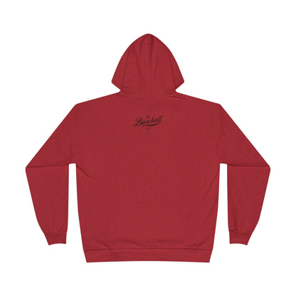 The Baseball Life Hoodie w/Grommets_Black Print