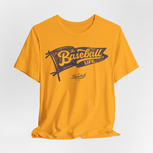 Baseball Pennant T-Shirt - Navy Print