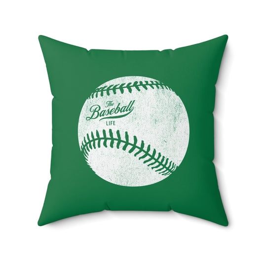 Accent Pillow_Weathered Baseball_Green