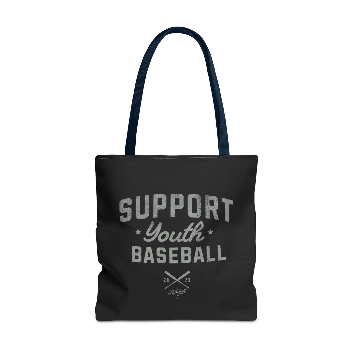 Support Youth Baseball Tote Bag_Black