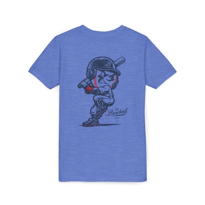 Youth Mr. Baseball Mascot Batting T-Shirt