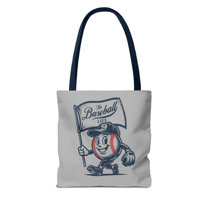 Mr. Baseball Mascot Flying Flag Tote