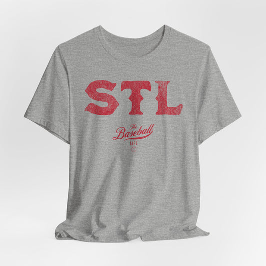 The Baseball Life City Series T-Shirt_STL Gray