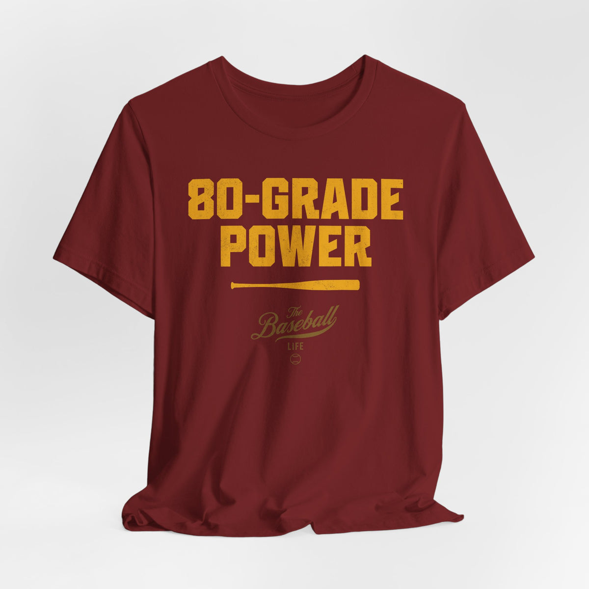 80 Grade Power Baseball T-Shirt