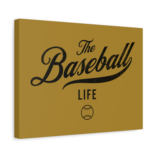 Wall Art Canvas_Old Gold w Black