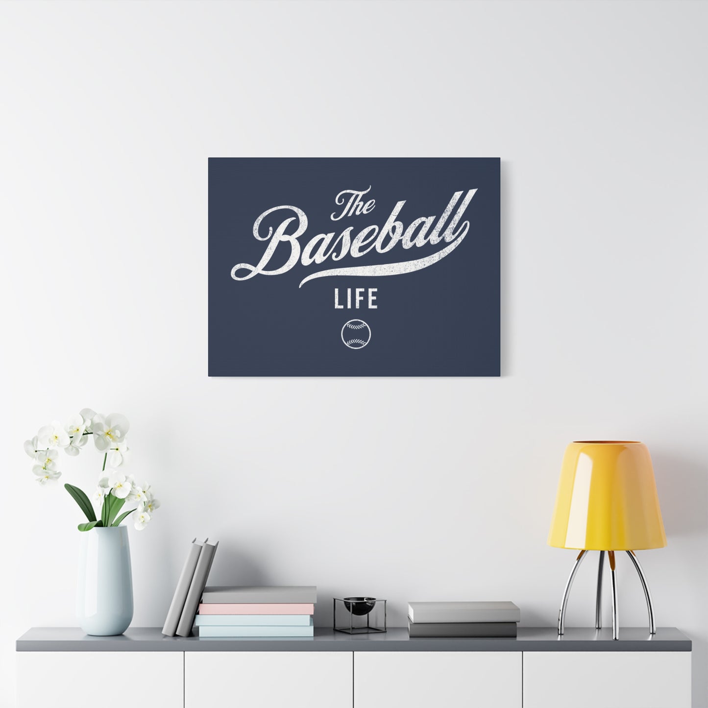 Wall Art Canvas_Navy w White