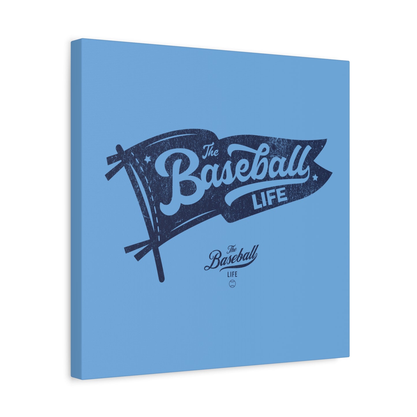 Classic Pennant_Navy Print Wall Art Canvas