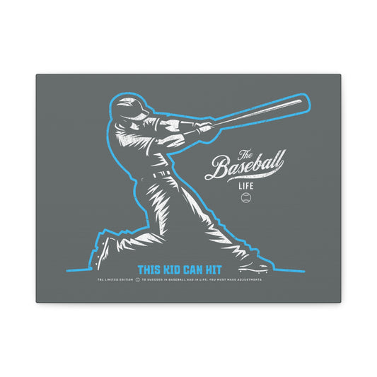 This Kid Can Hit Wall Art Canvas_Dark Gray