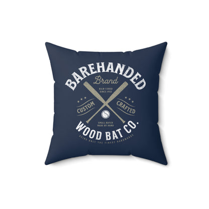 Accent Pillow_Barehanded Wood Bat Co._Navy