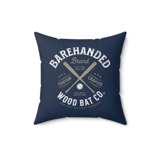 Accent Pillow_Barehanded Wood Bat Co._Navy