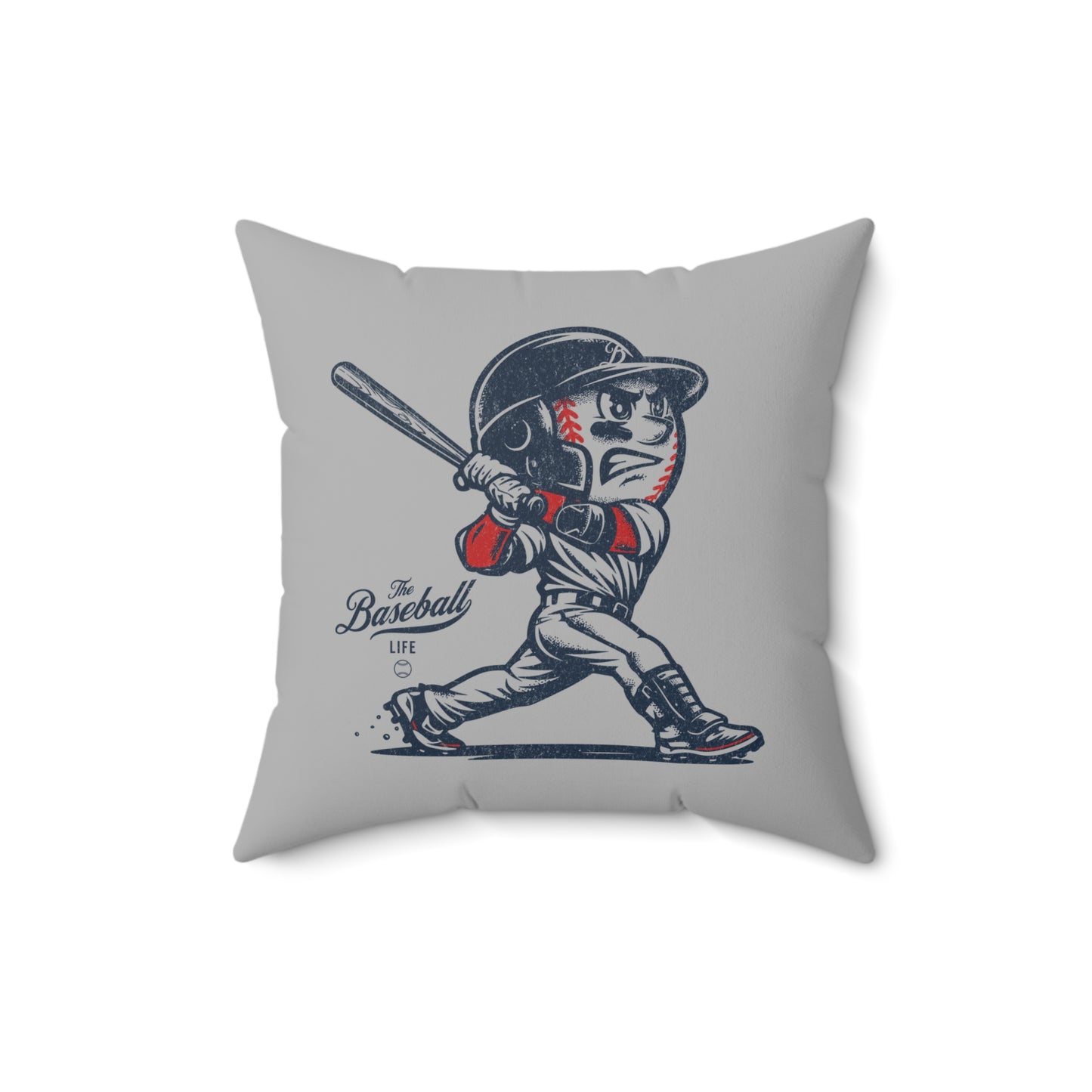 Accent Pillow Mr. Baseball Mascot Home Run