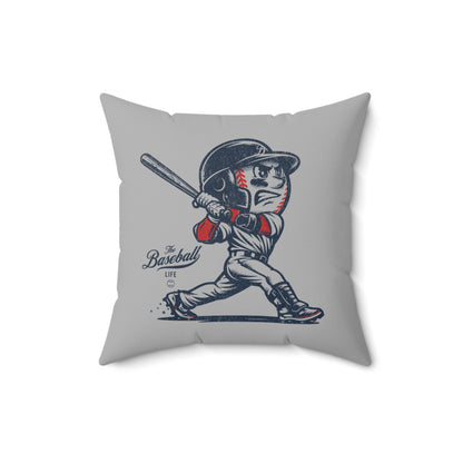 Accent Pillow Mr. Baseball Mascot Home Run