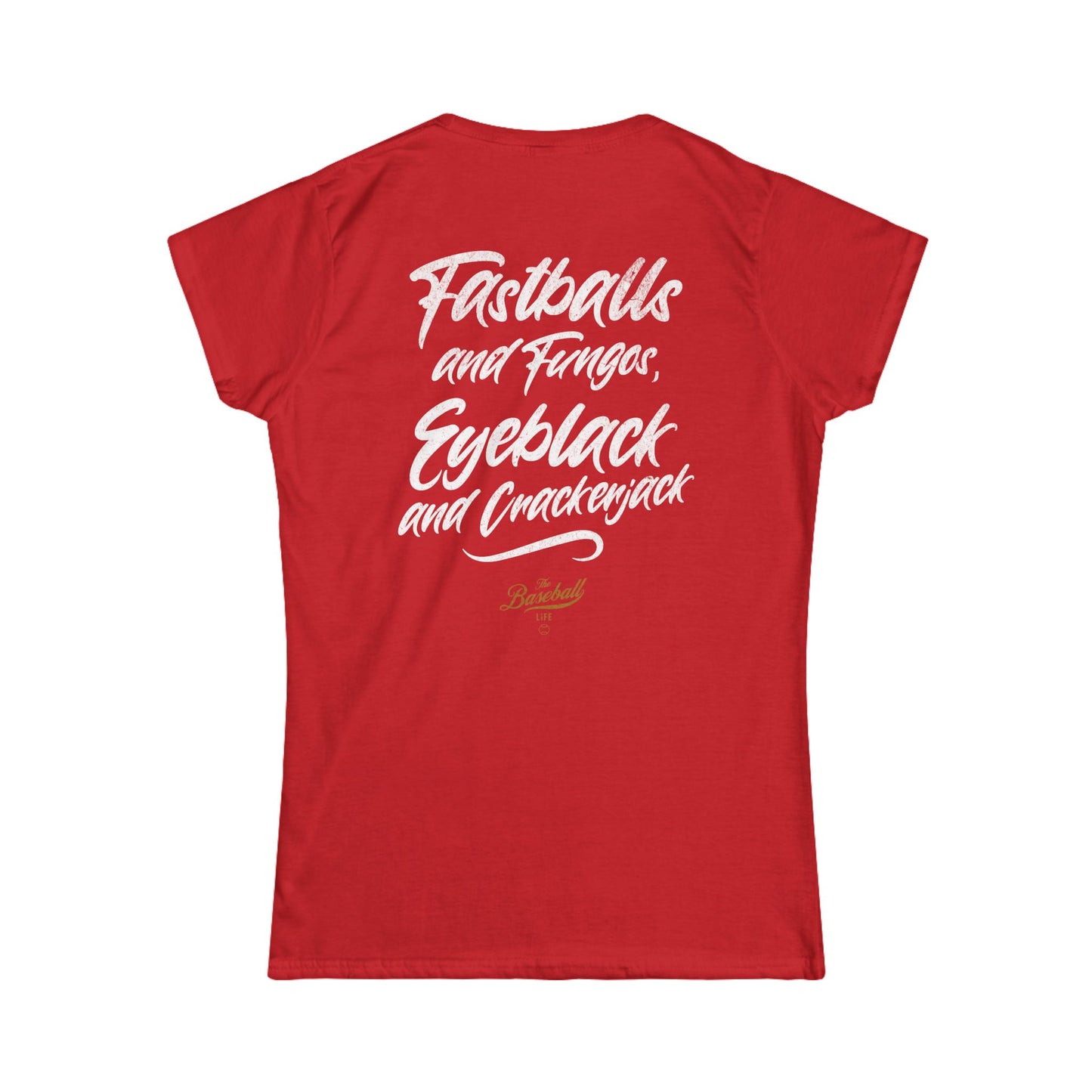 Women's Fastballs and Fungos Baseball T-Shirt