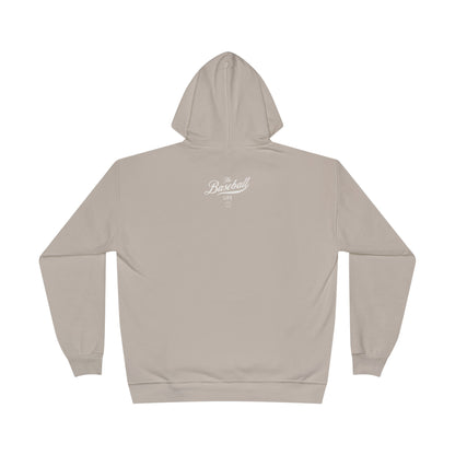 The Baseball Life Hoodie w/Grommets_White Print
