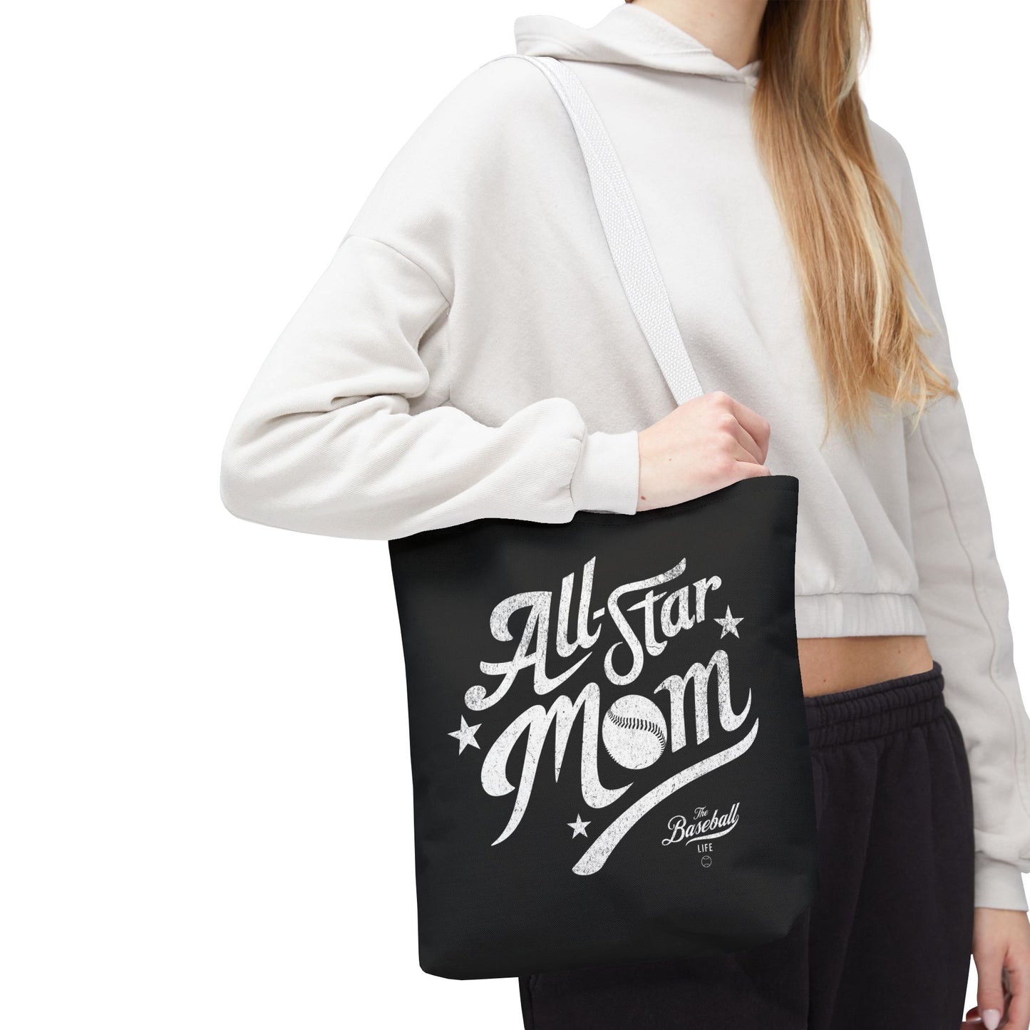 All-Star Mom Tote Bag_Black