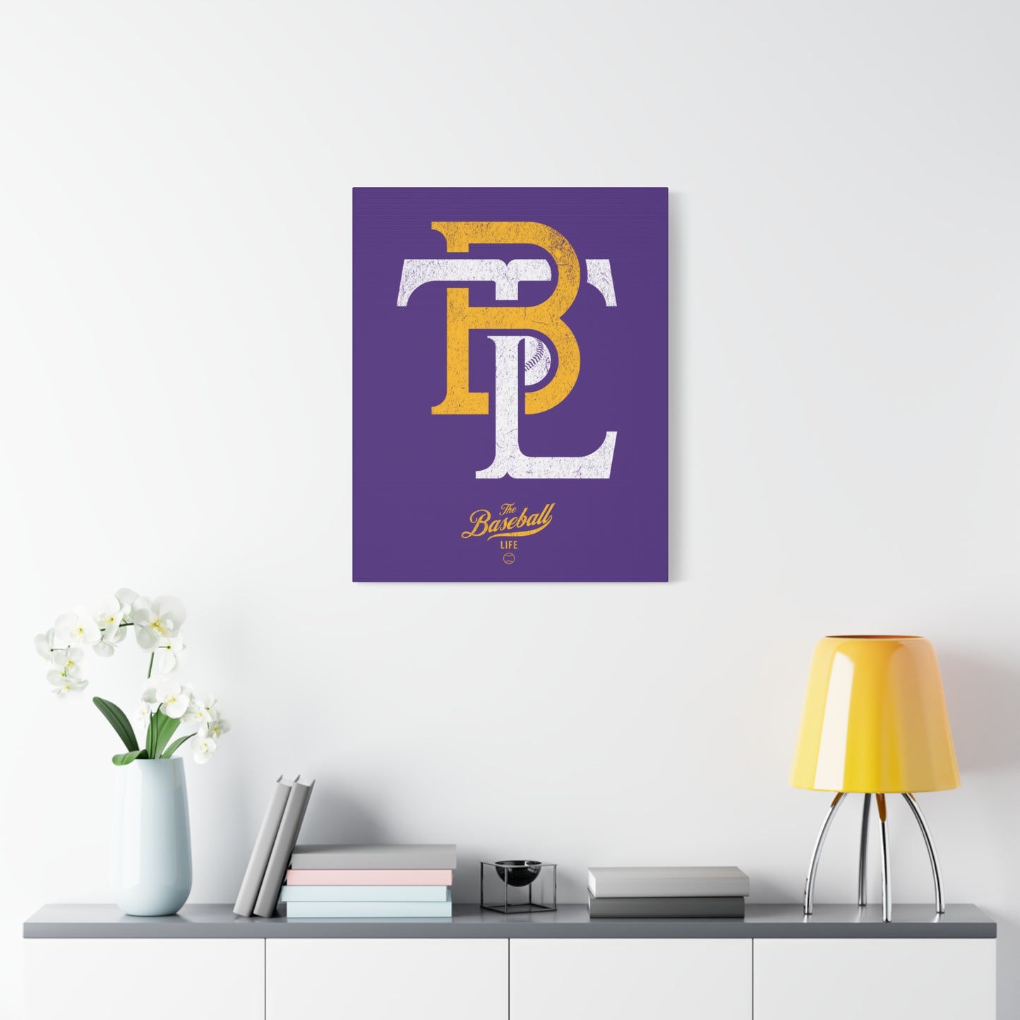 TBL Insignia Wall Art Canvas_Purple