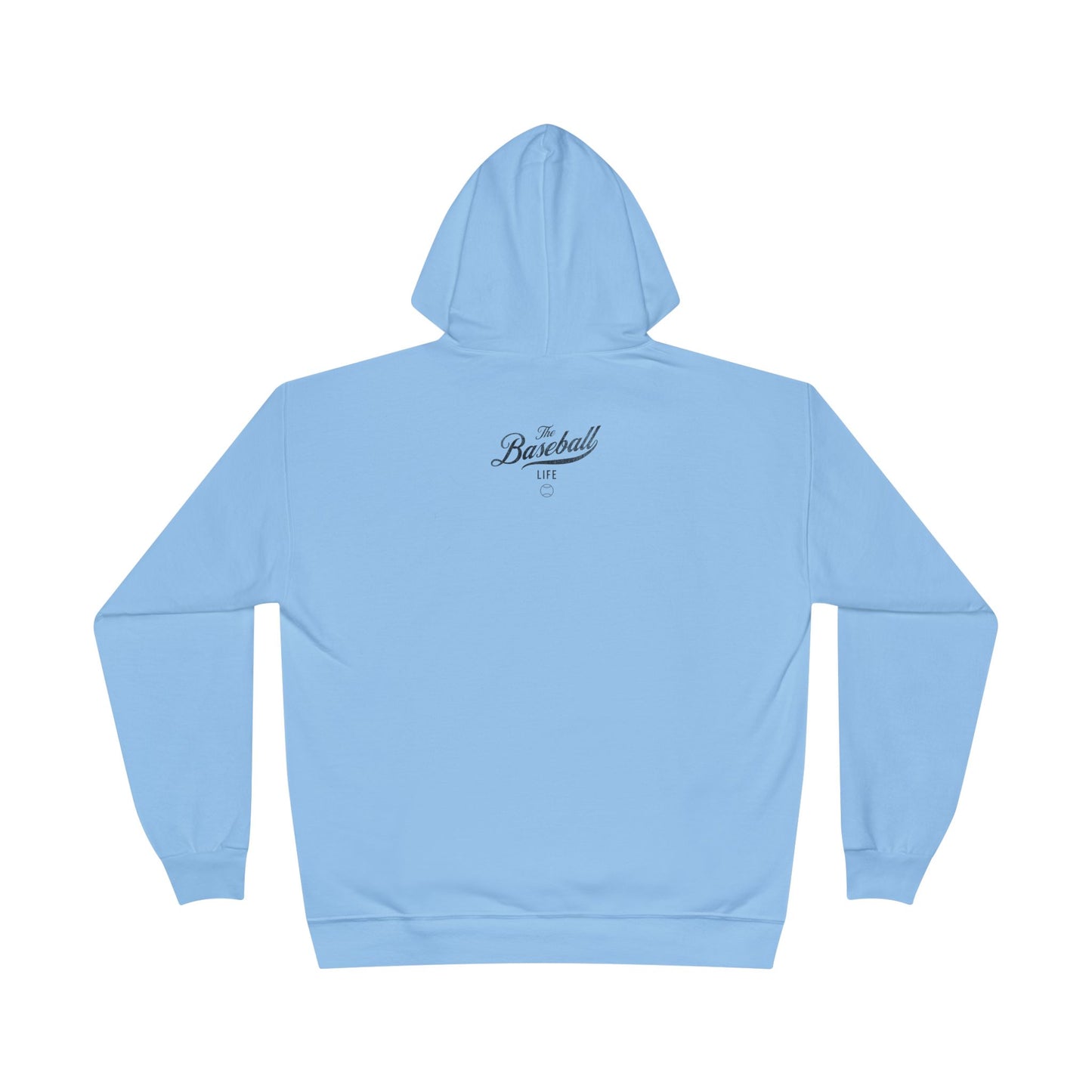 The Baseball Life Hoodie w/Grommets_Black Print