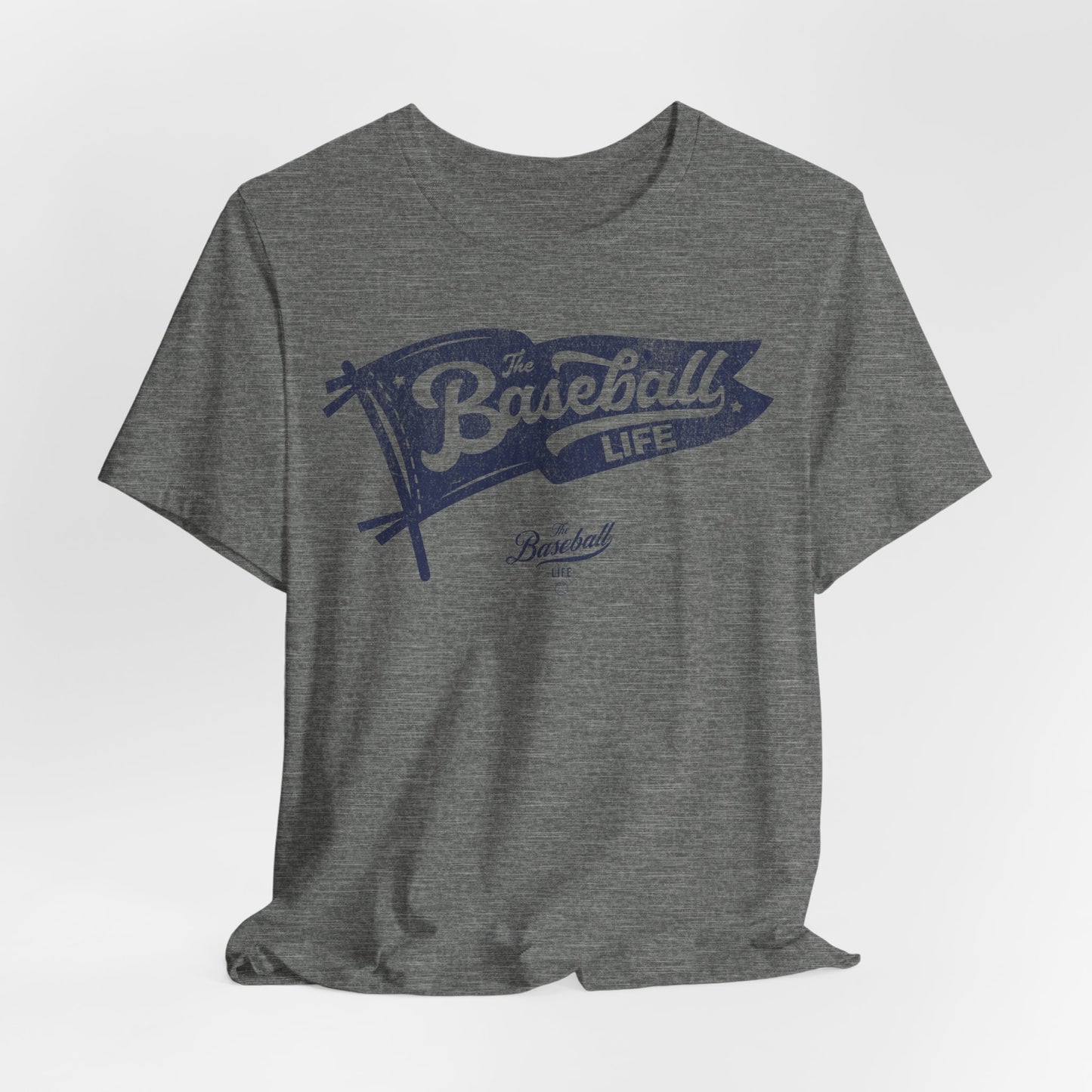 Classic Pennant_Navy Print T-Shirt