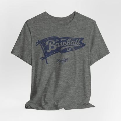 Classic Pennant_Navy Print T-Shirt