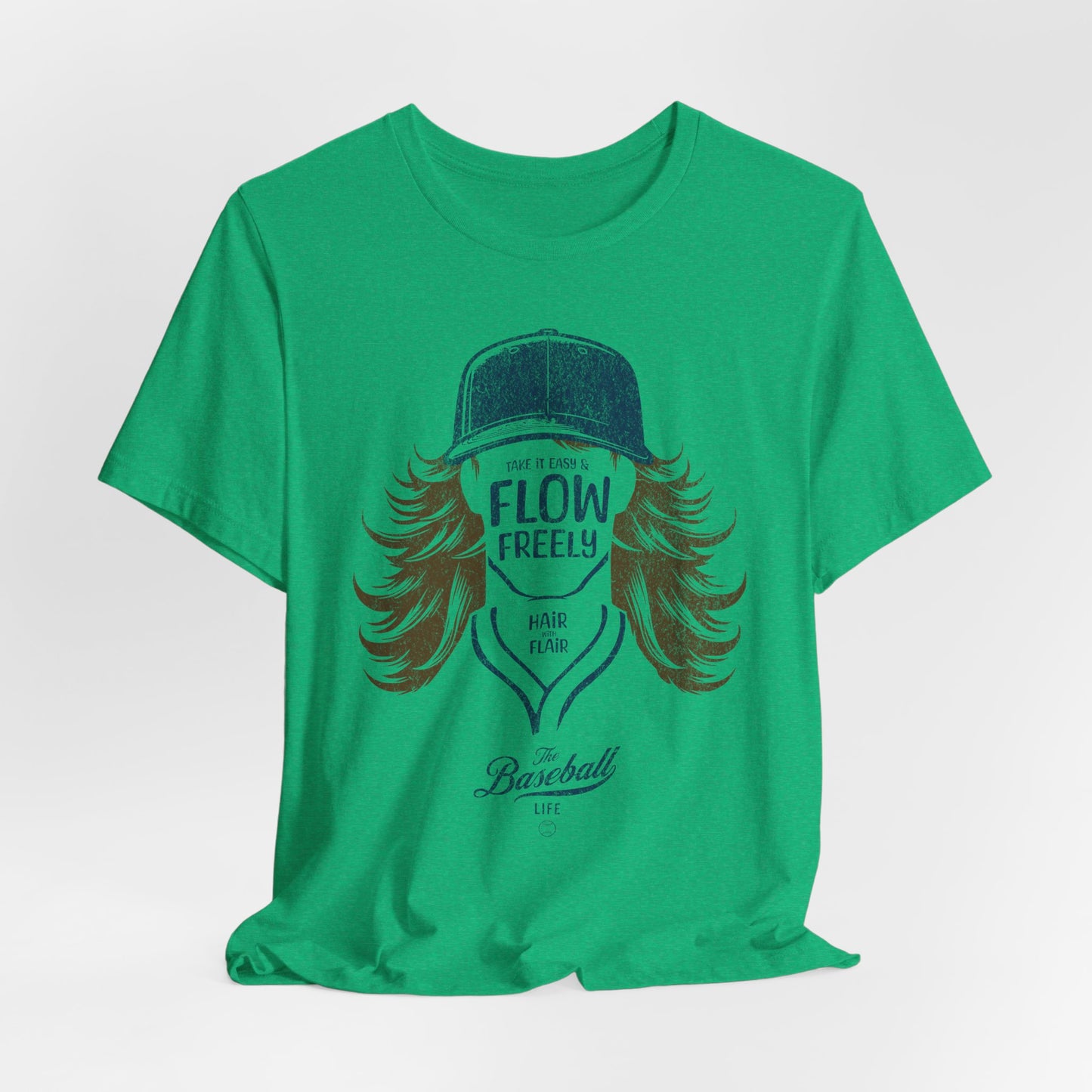Flow Freely Baseball Hair T-Shirt