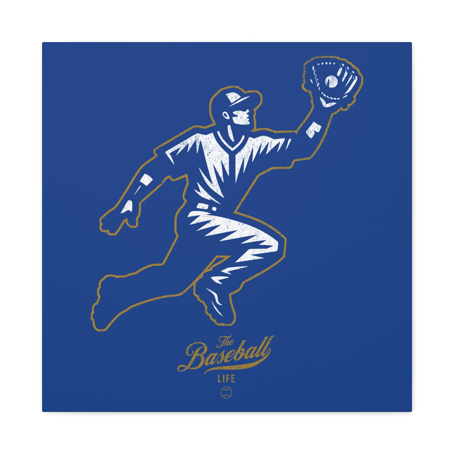 Player Icon Wall Art Canvas_Royal Blue
