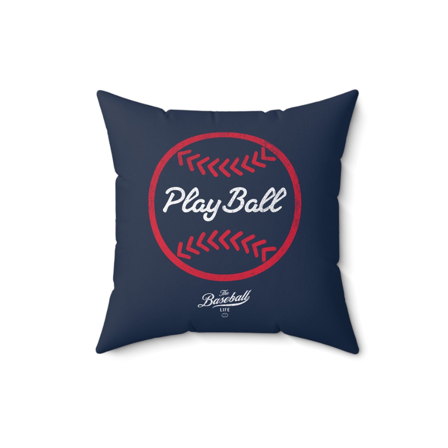 Accent Pillow_Play Ball Graphic Baseball_Navy