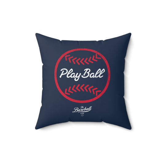 Accent Pillow_Play Ball Graphic Baseball_Navy