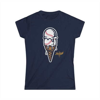Baseball Ice Cream Cone_Women's