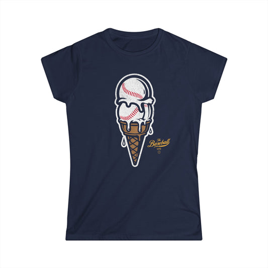 Baseball Ice Cream Cone_Women's