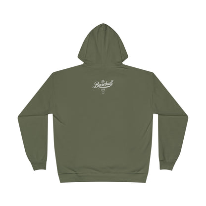 The Baseball Life Hoodie w/Grommets_White Print