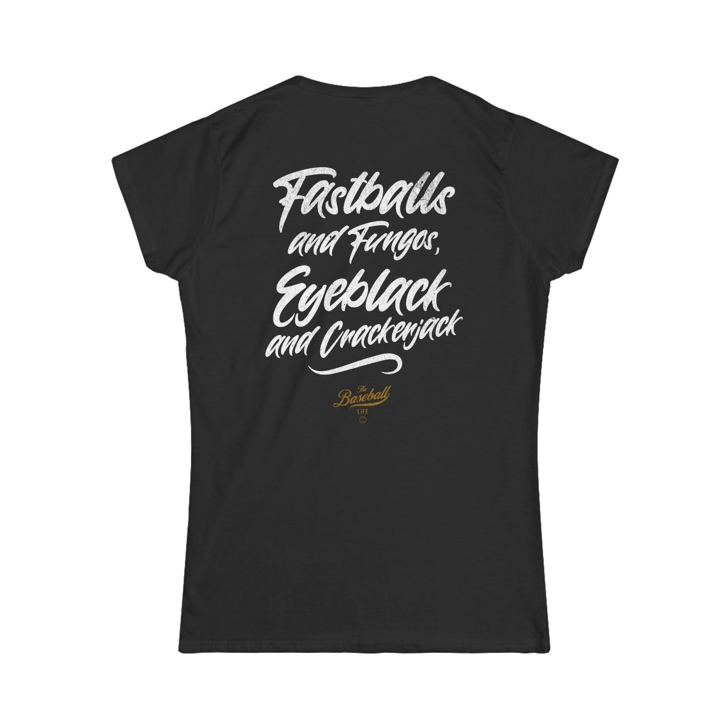 Women's Fastballs and Fungos Baseball T-Shirt