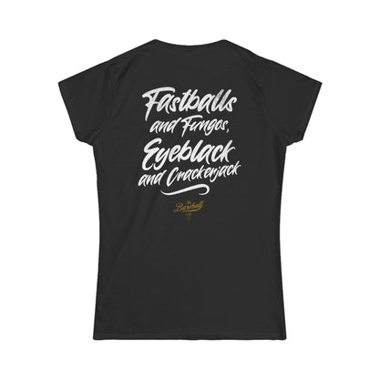 Women's Fastballs and Fungos Baseball T-Shirt