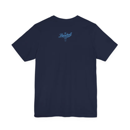 The Baseball Life Classic Script T-Shirt_Carolina Blue Print
