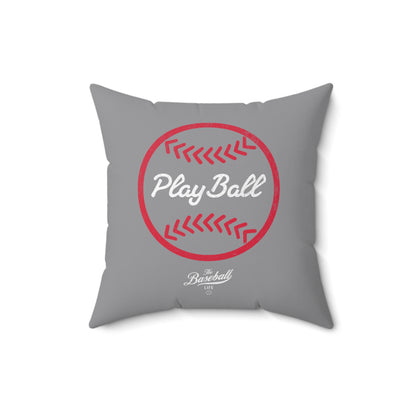 Accent Pillow_Play Ball Graphic Baseball_Gray