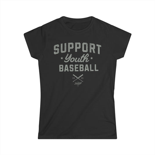 Women's Support Youth Baseball T-Shirt