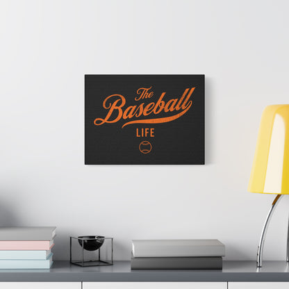 Wall Art Canvas_Black w Orange