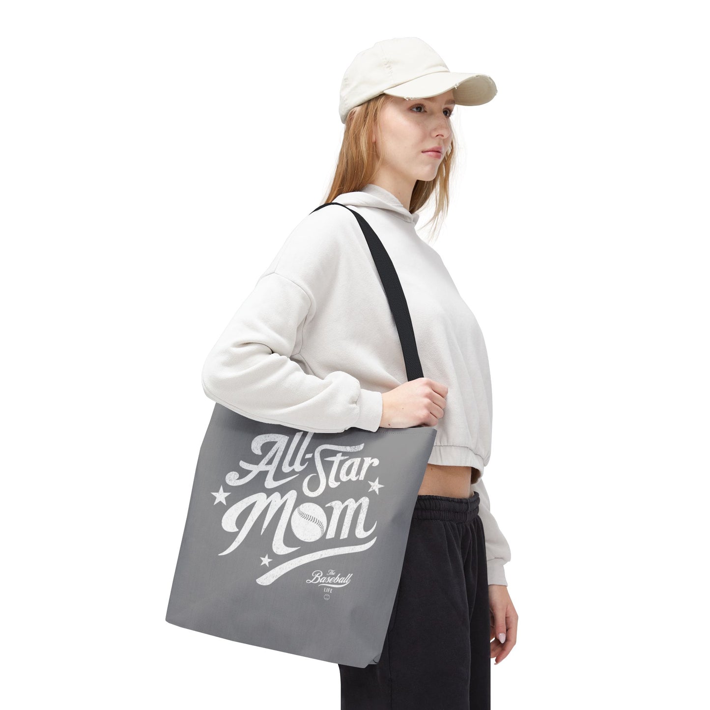 All-Star Mom Tote Bag_Gray