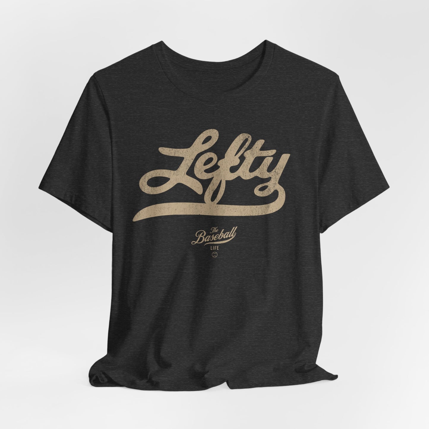 Lefty Baseball T-Shirt - Antique White Print