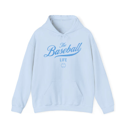 The Baseball Life Hoodie_Carolina Blue Print