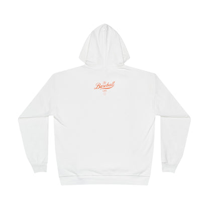 The Baseball Life Hoodie w/Grommets_Orange Print